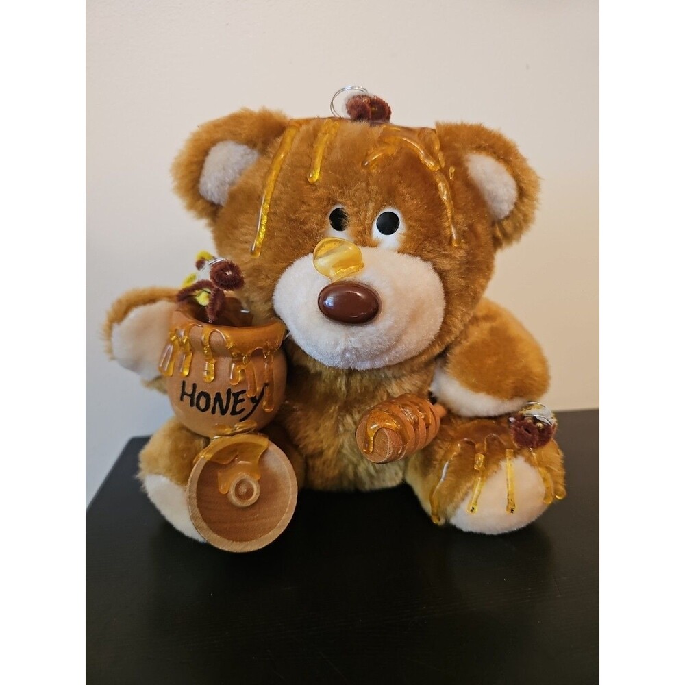Vintage Cranky Yankee! Honey Bear Bunch Stuffed Animal  Laura Orzek